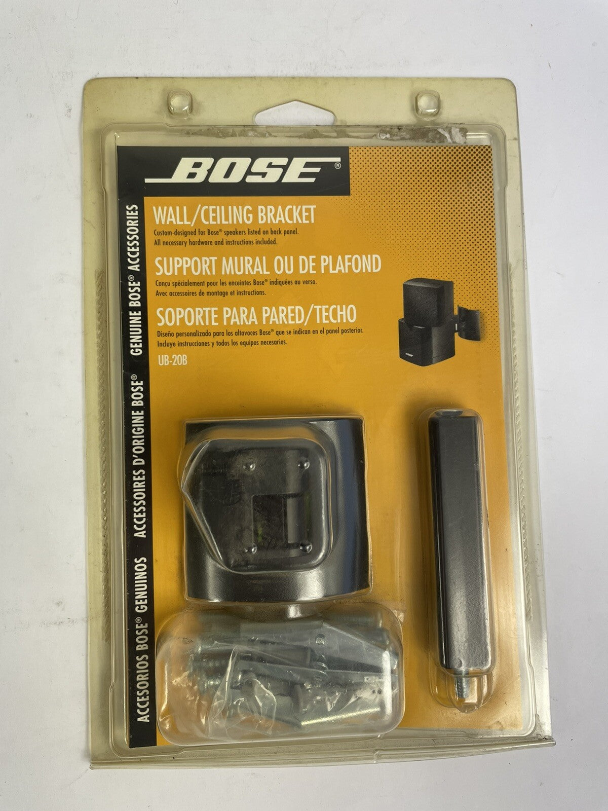 NEW Genuine BOSE UB-20B Wall / Ceiling Bracket Speaker Mount Black