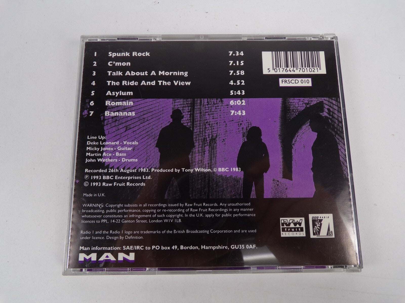 MAN Live At Reading 83 CD #21