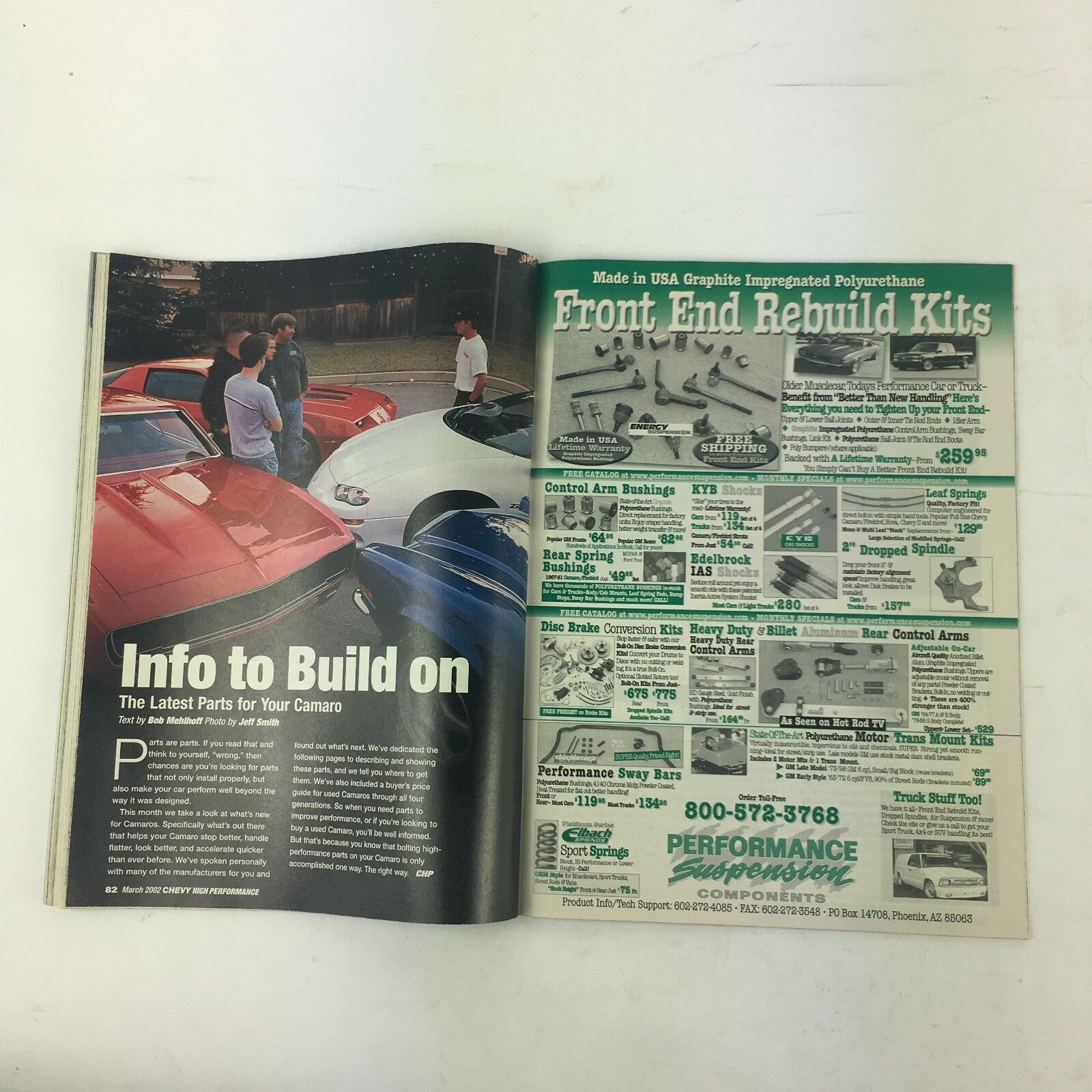 March 2002 Chevy High Perfomance Magazine Big-Blocks vs Small-Blocks Dolar com..