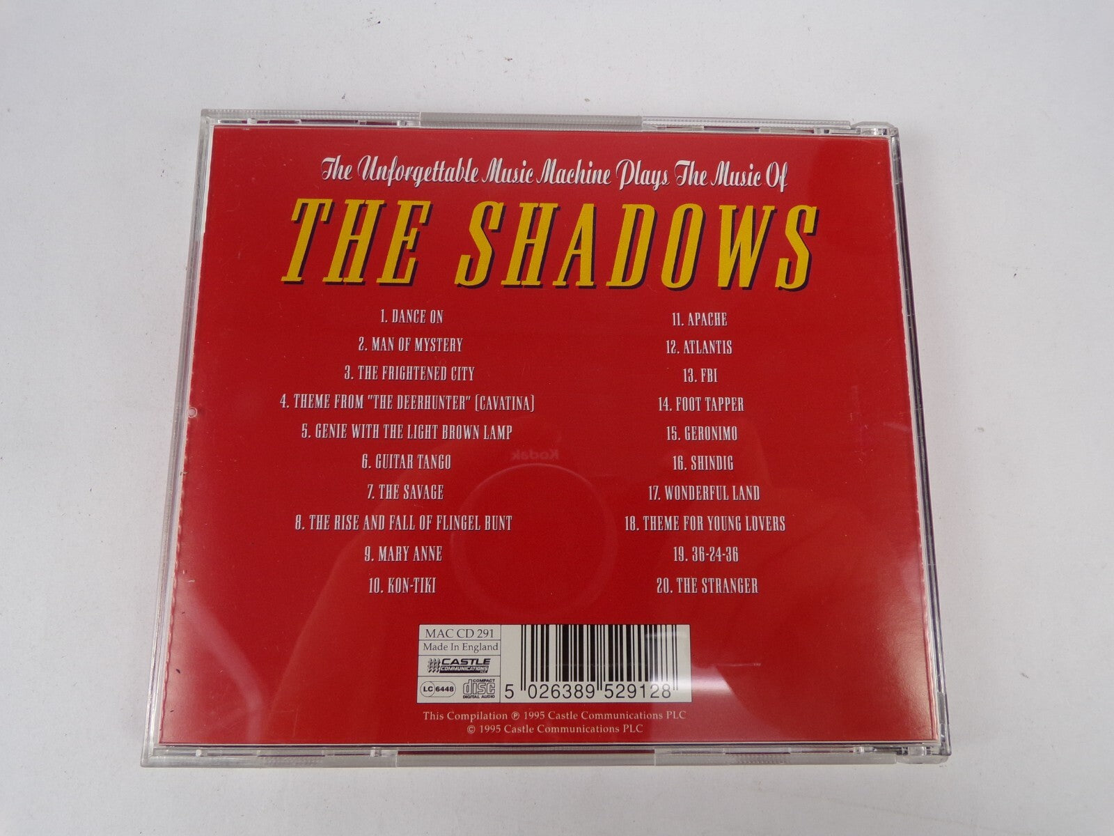 The Shadows The Unforgettable Music Machine Plays The Music Of CD #22