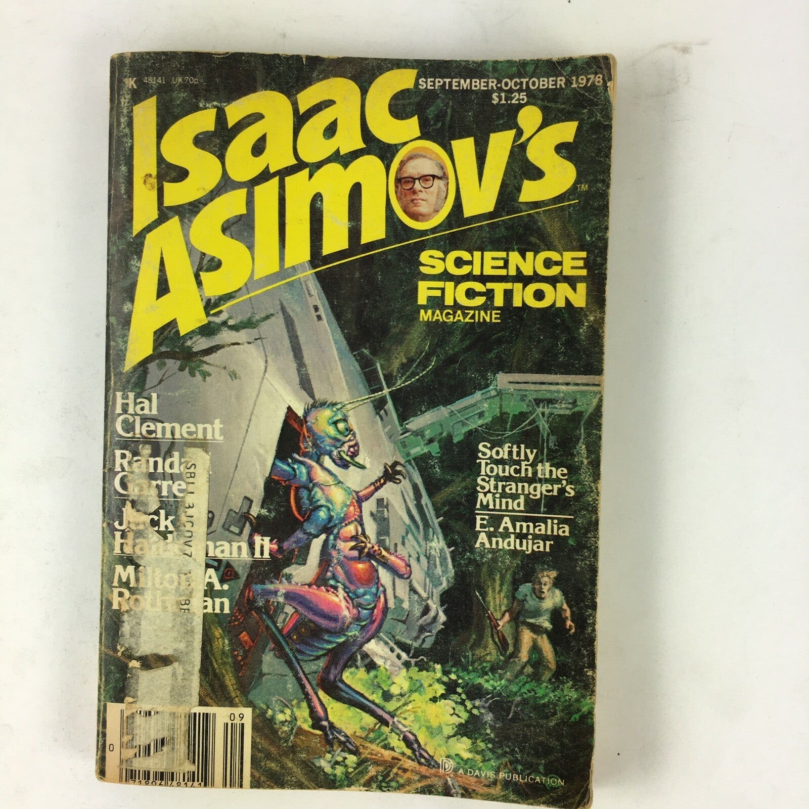 October 1978 Isaac Asimov's Science Fiction Magazine Hal Clement Milton A.