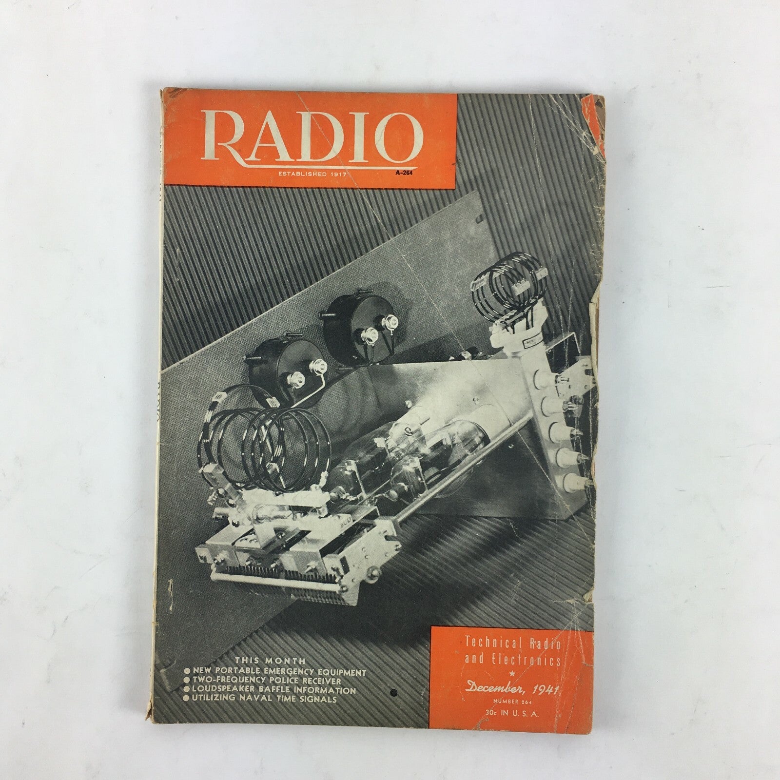 December 1941 Radio Magazine Technical Radio and Electronics Baffle Information