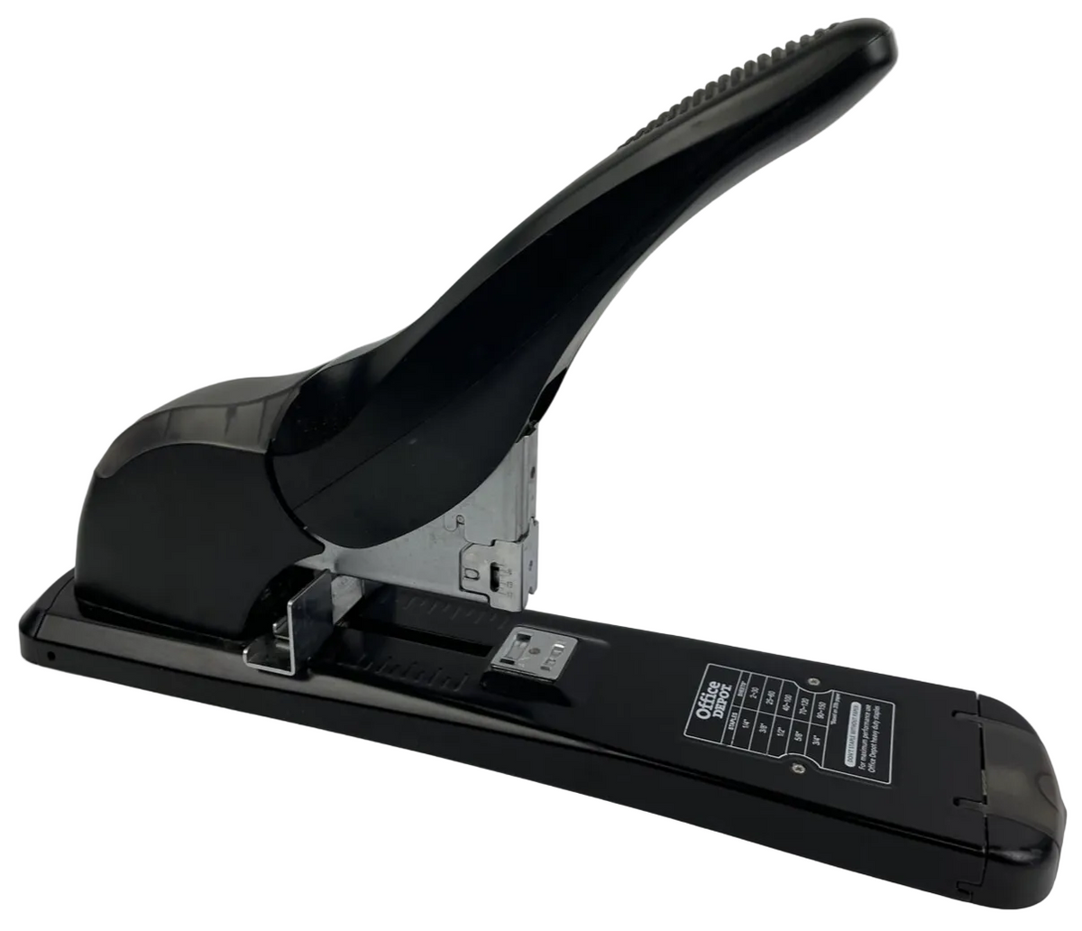 Office Depot black metal heavy-duty 150-sheet desktop stapler