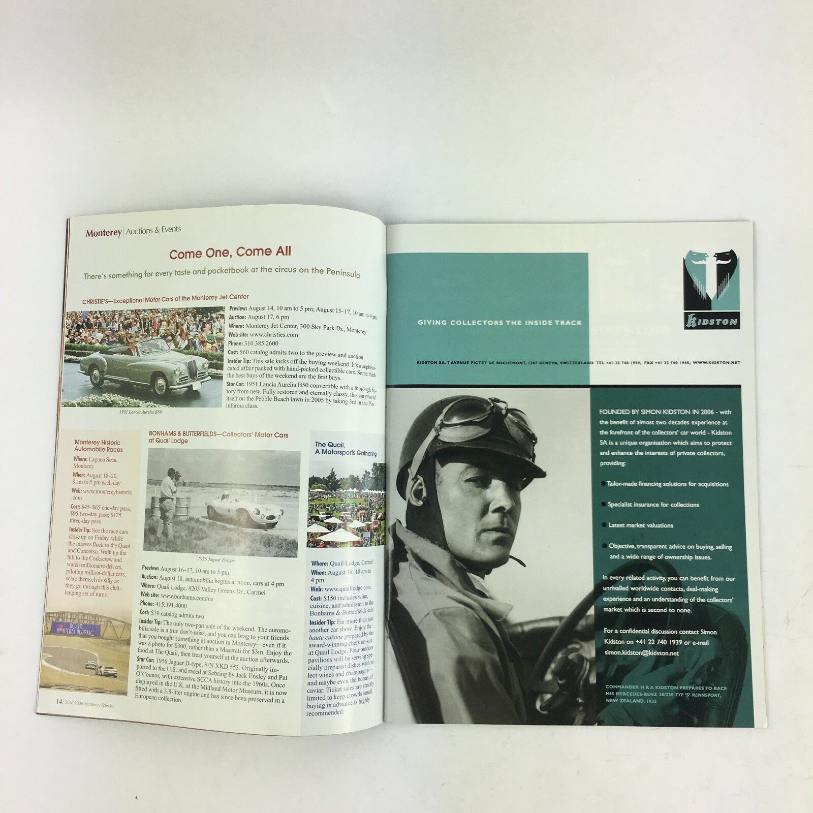 2006 Sports Car Market Magazine Monterey Targa Florio honored this year at Quail