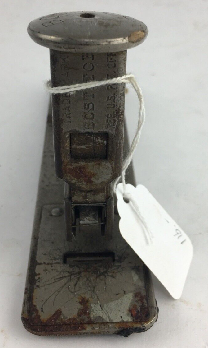 Large Vintage \Stapler Made By Bostitch Head Pantent 1591986 Working