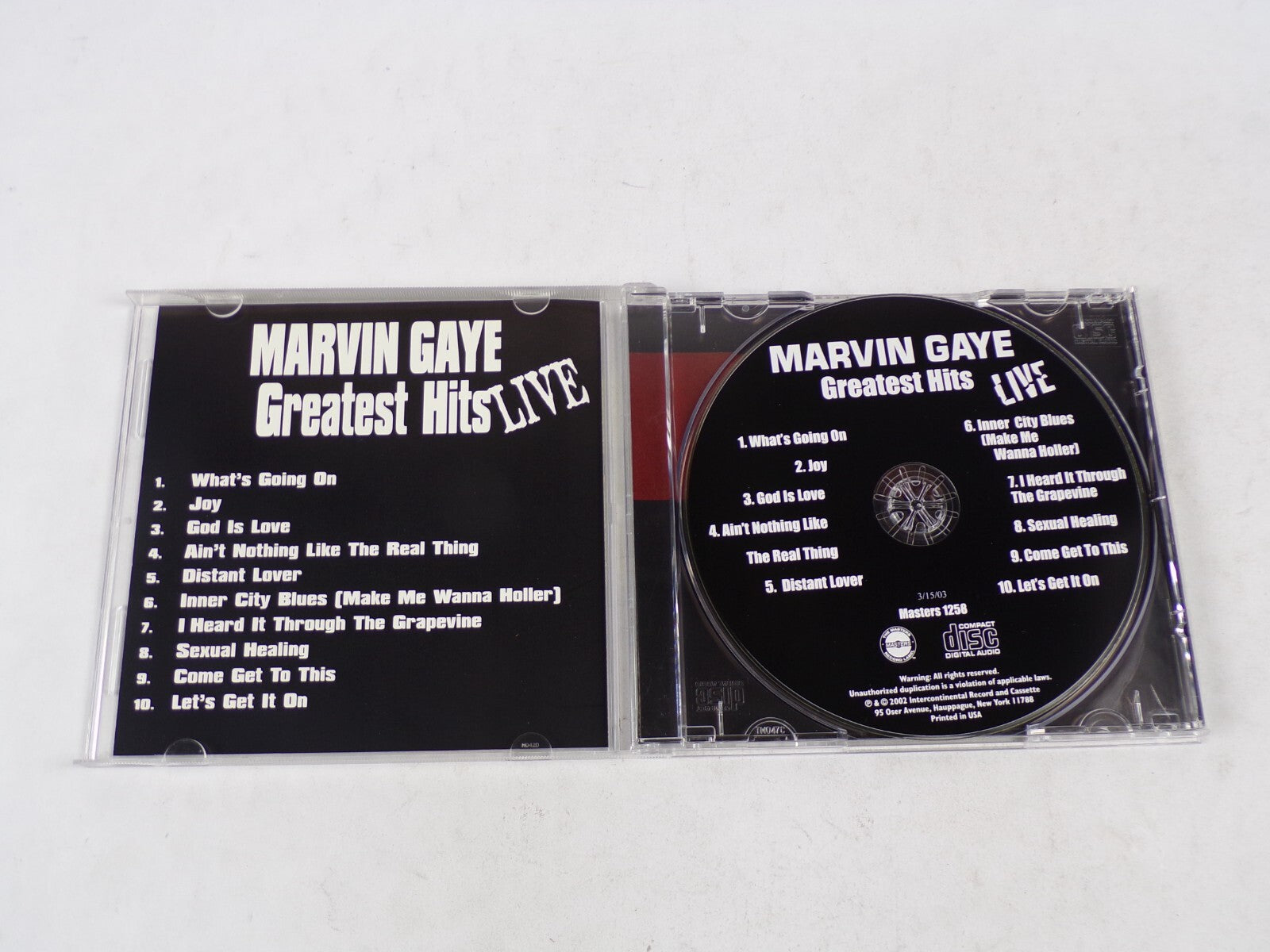 Marvin Gaye Greatest Hits What's Going On Joy God Is Love Ain't Nothing CD#53