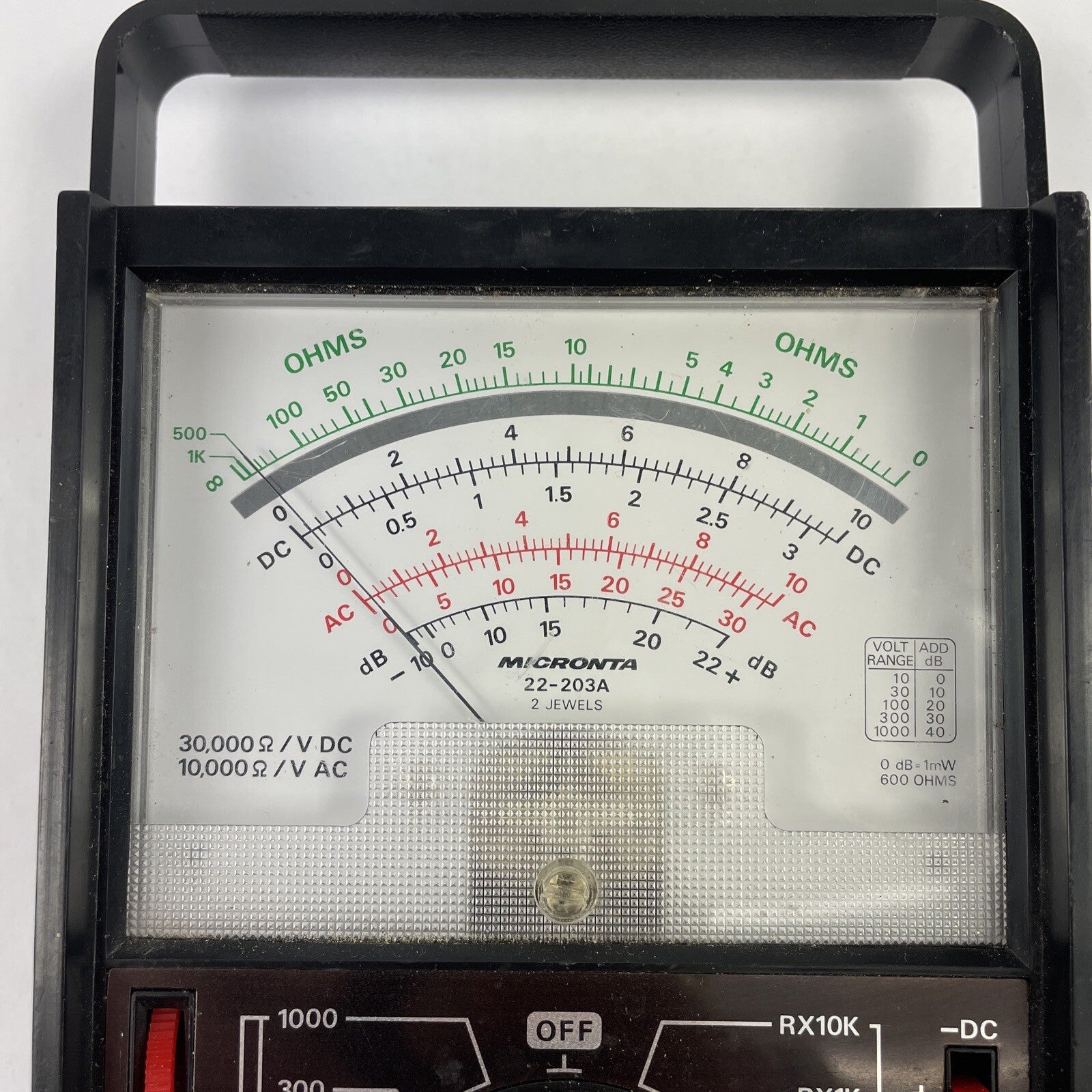 VINTAGE MICRONTA MUMTITESTER CAT NO. 22-203A - Excellent Condition LOOK