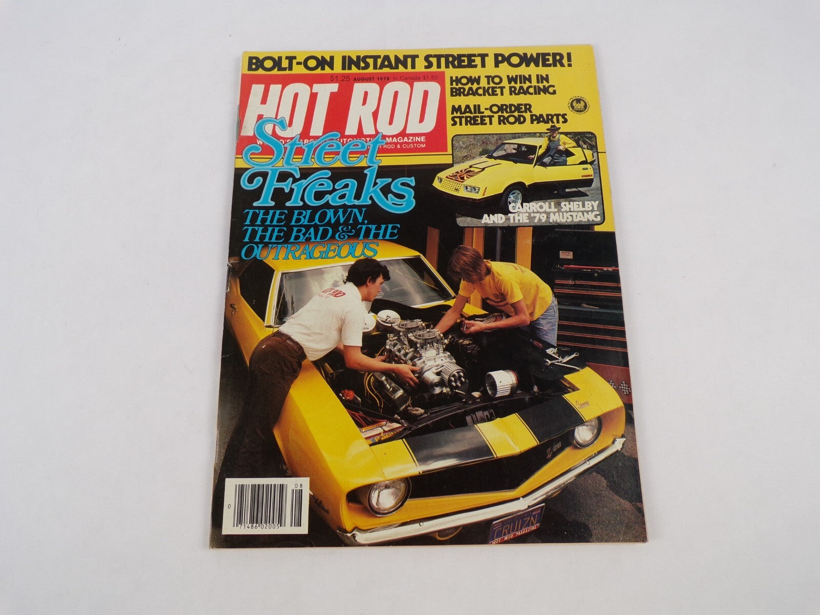 August 1978 Hot Rod Magazine Street Freaks The Blown The Bad & The Outrageous