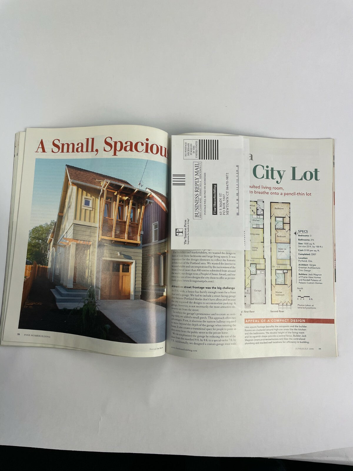 July 2008 Fine Homebuilding Magazine CraftsMan Casing SimpleElegance SiteTrim #B
