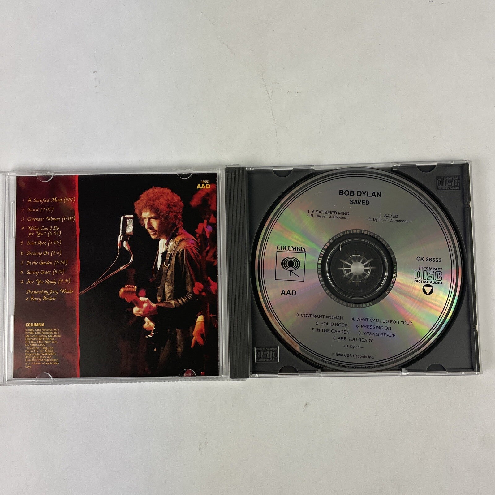Bob Dylan - Saved CD Columbia (Ck 36533) #16