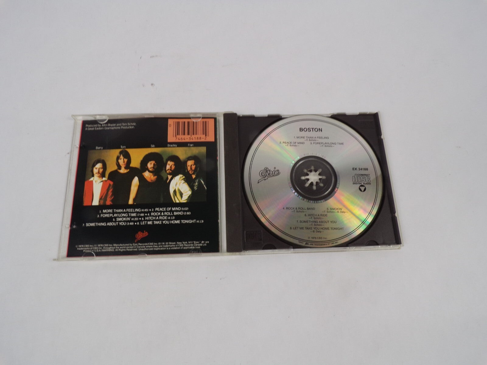 Boston More Than A Feeling Peace Of Mind Rock & Roll Band Hitch A Ride CD#67