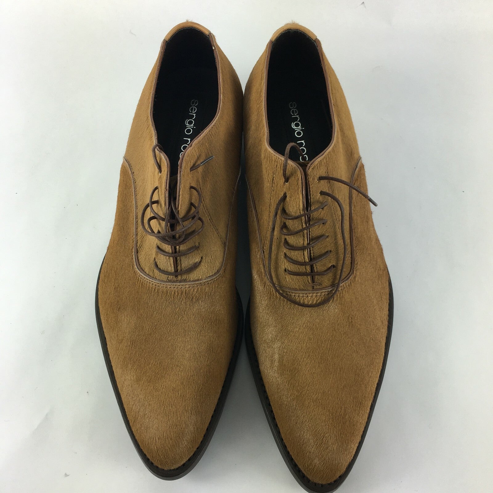 Genuine Sergio Rossi Stylish Brogue Dual-tone Shoes for Men Size 9½