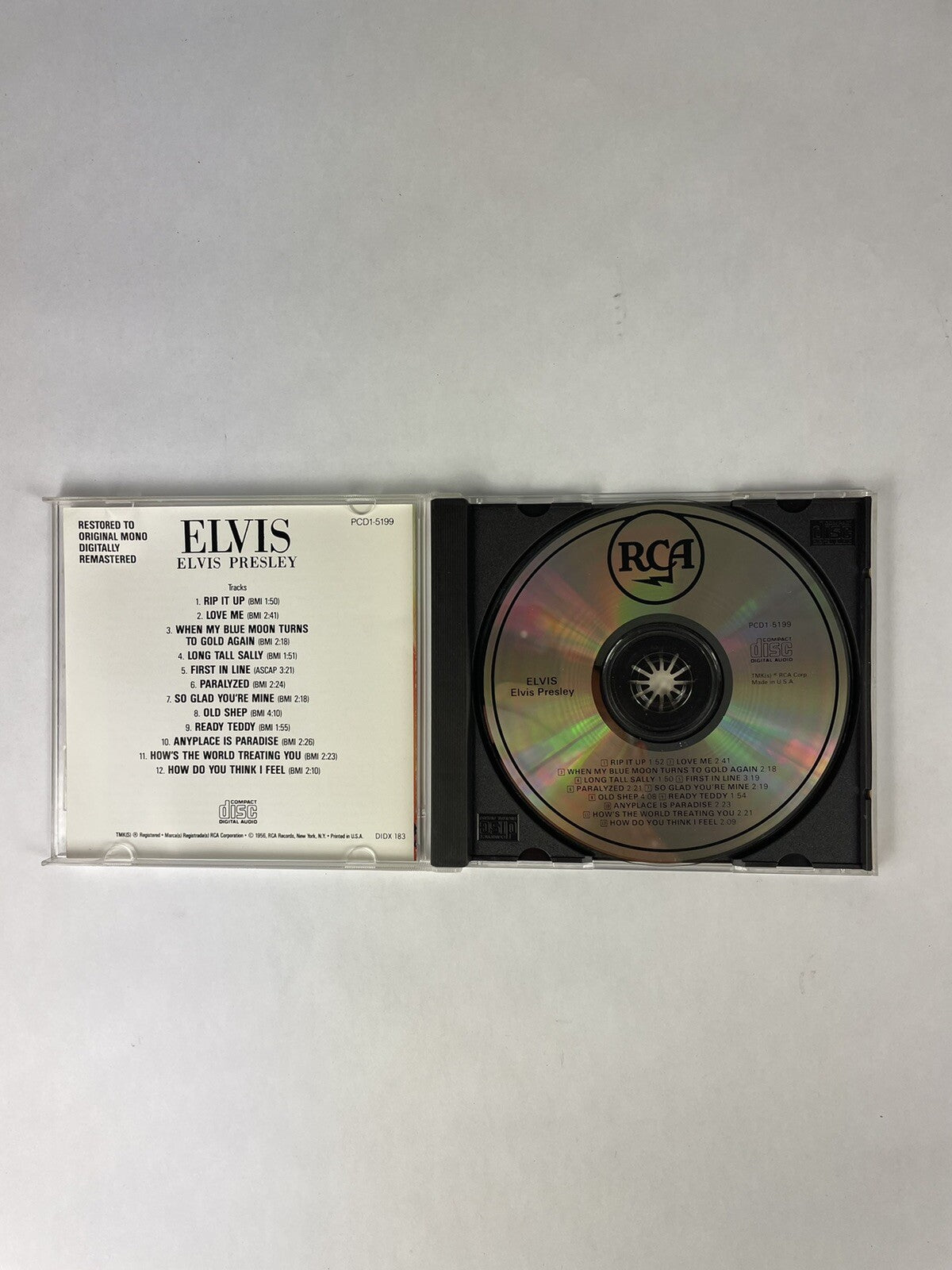 ELVIS PRESLEY Self-Titled 2nd RCA Album CD w/ Bonus Tracks Remastered. #15