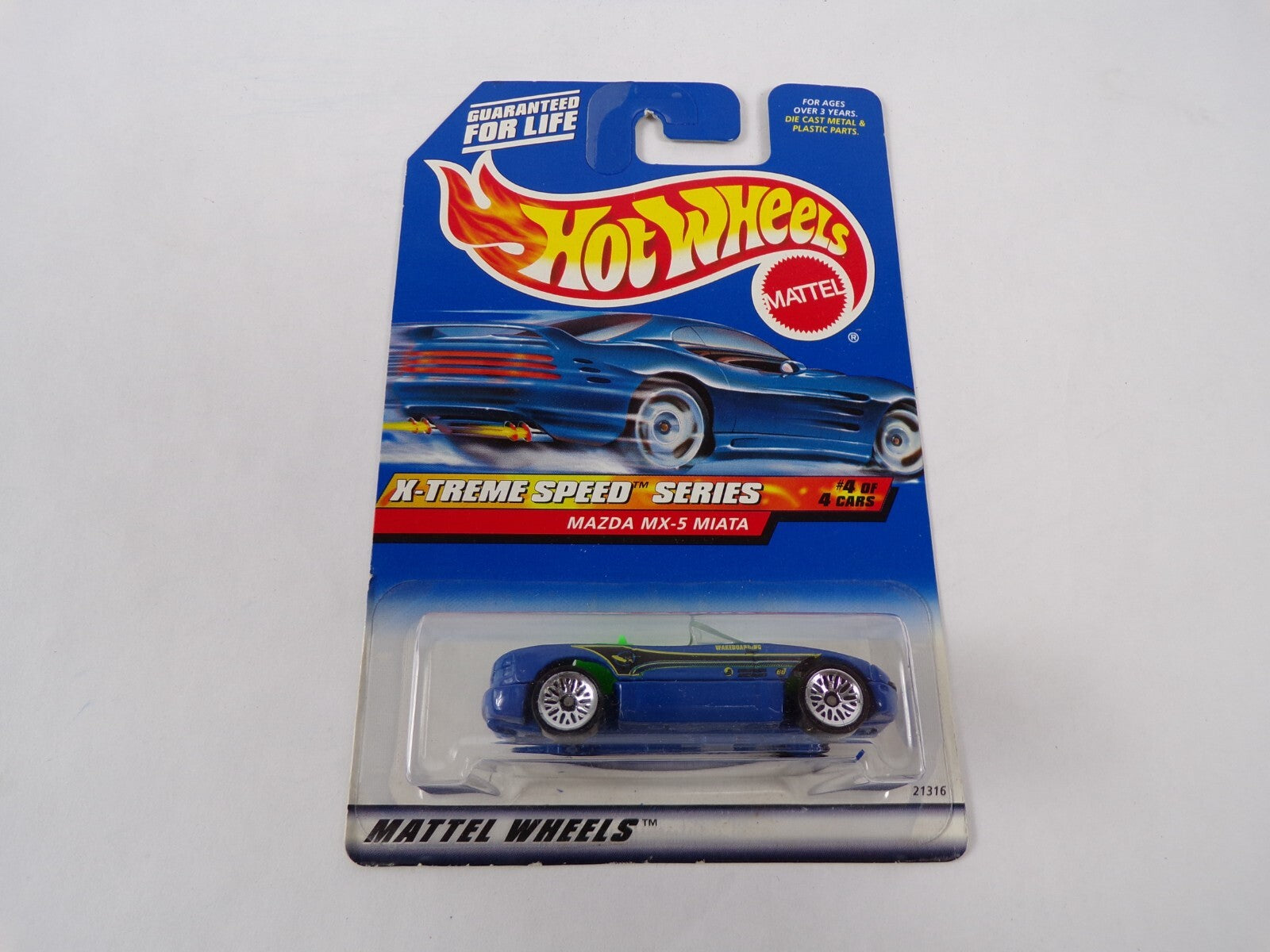 Van / Sports Car / HotWheels Mattel X-Treme Speed Series #21316 Mazda Mx- 5 #H29
