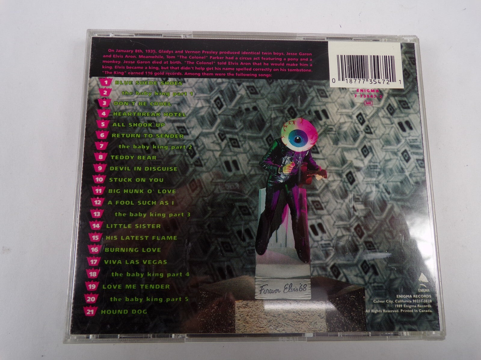 The Residents The King And Enigma Blue Suede Shoes The Baby King Part 1 CD#59