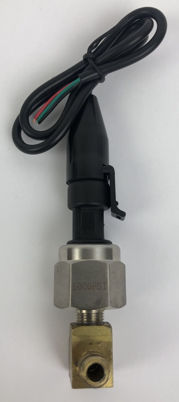1000 PSI pressure transducer sender 3 pin wired sensor for oil fuel air and water pressure monitoring device