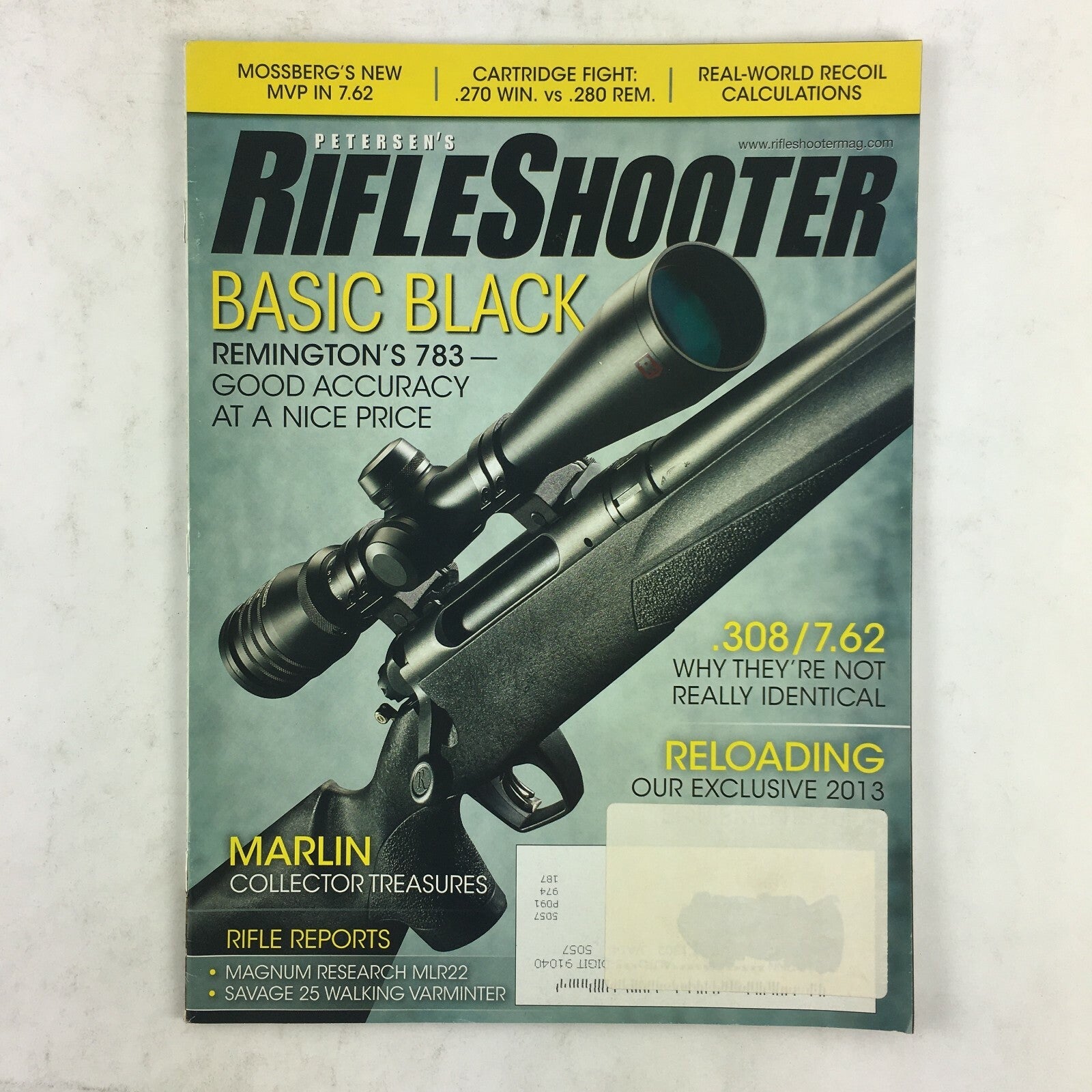 Rifle Shooter Magazine Basic Black Remington's 783 .308/7.62 MLR22 Marlin
