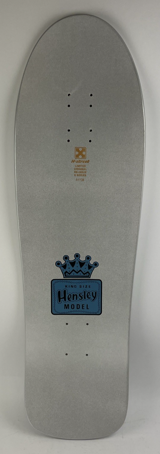 H-Street Matt Hensley King Size Eagle E-Series silver metallic skateboard deck #51 of 106