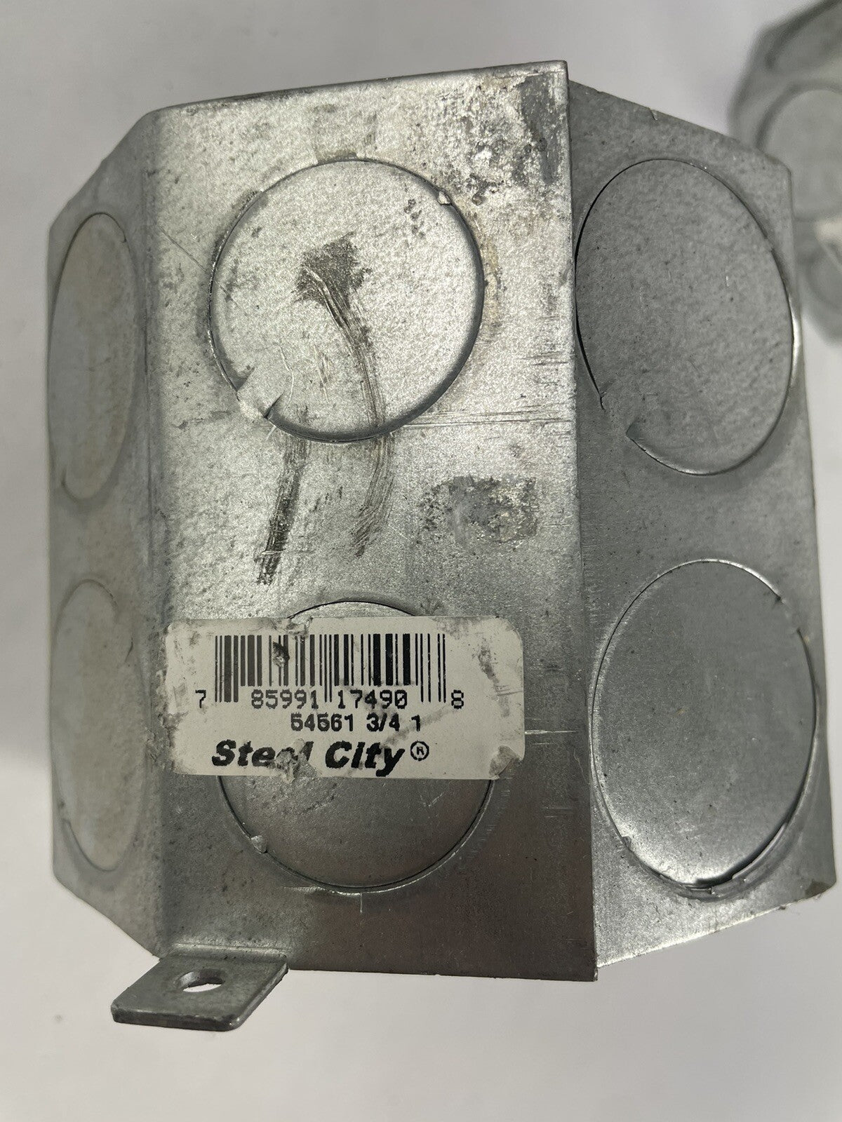 Steel City 54561 3/4 1 Concrete Outlet Masonry Box Steel 4 pack - Lot of 4