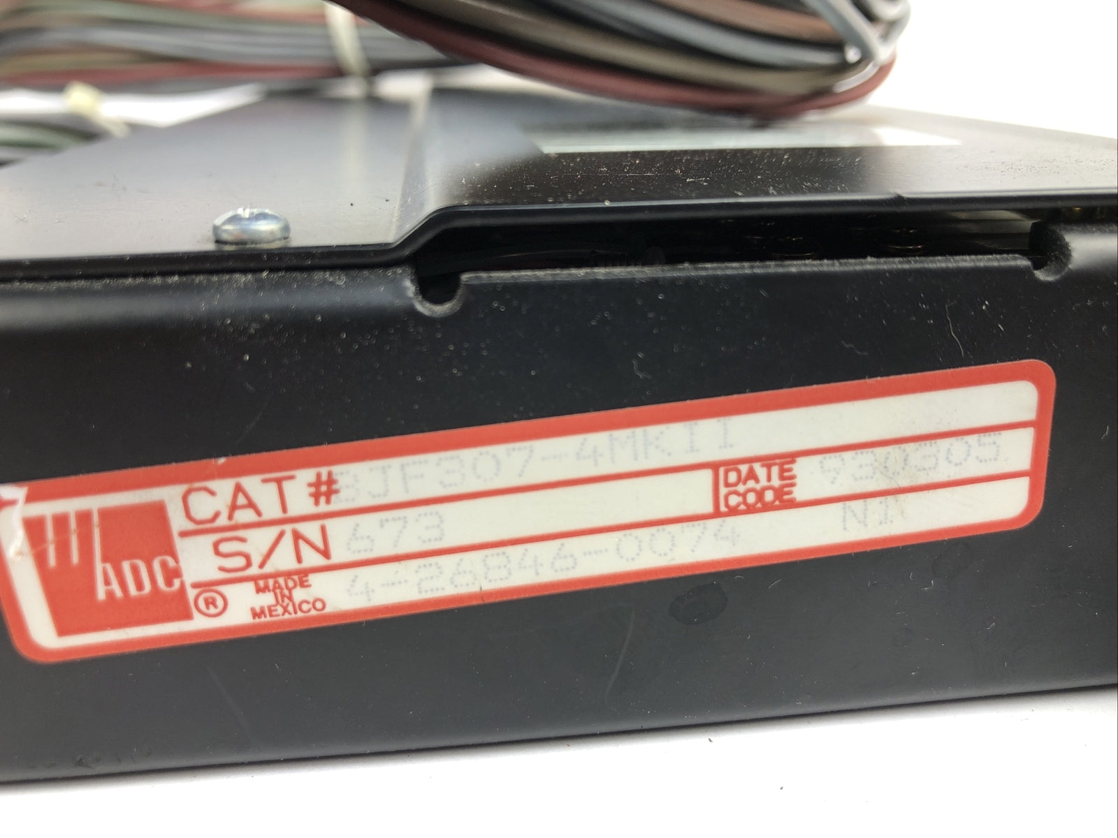 ADC 96 Bantam TT patchbay connected to ADC UP-96NMKII PPC RACKMOUNT PATCHBAY 2