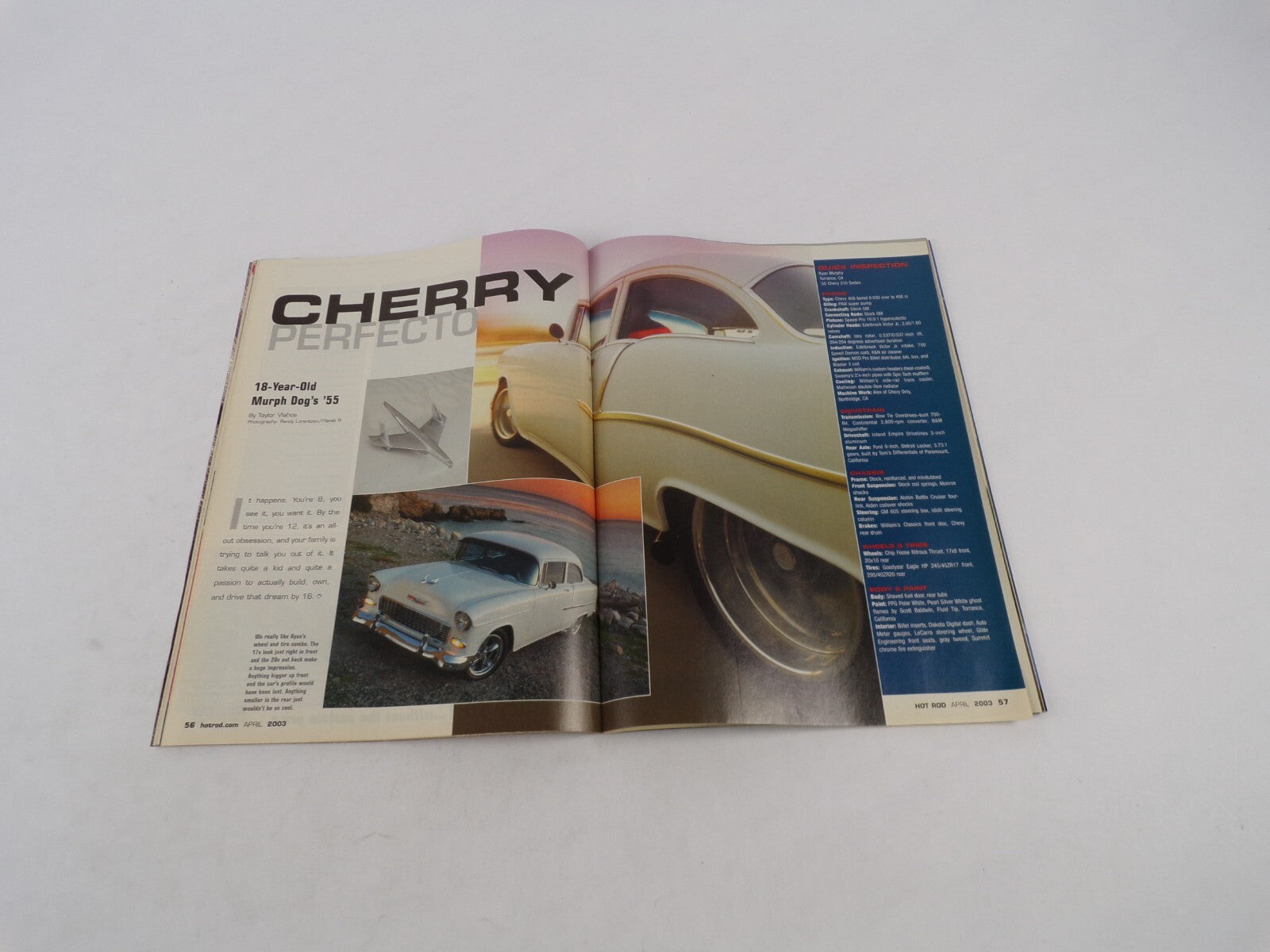 April 2003 Hot Rod Magazine Paint&Body Custom Tips, Flames&More! Inside The New