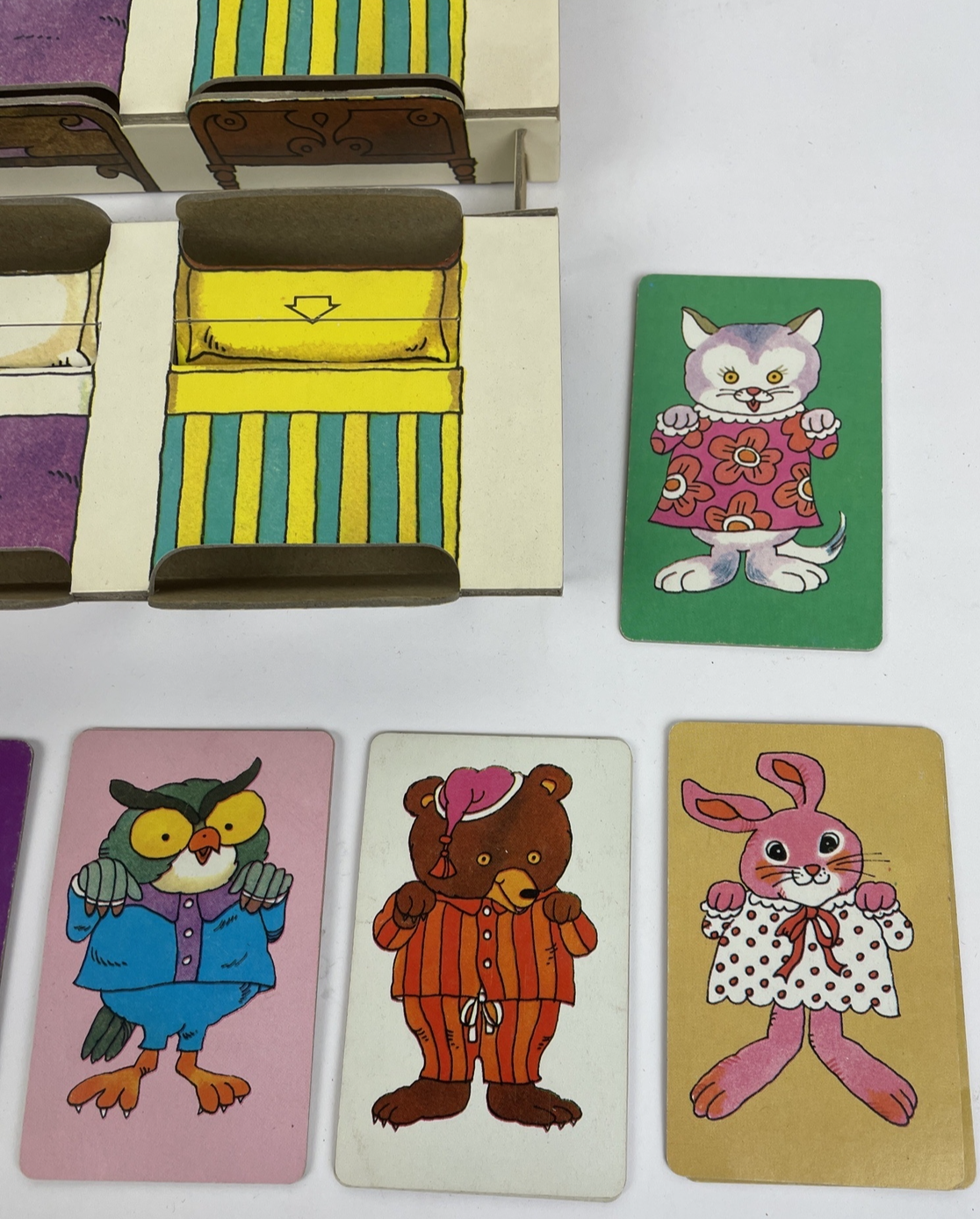 Vintage 1974 Milton Bradley " SLEEPY TIME " Board Game In Box Matching RARE