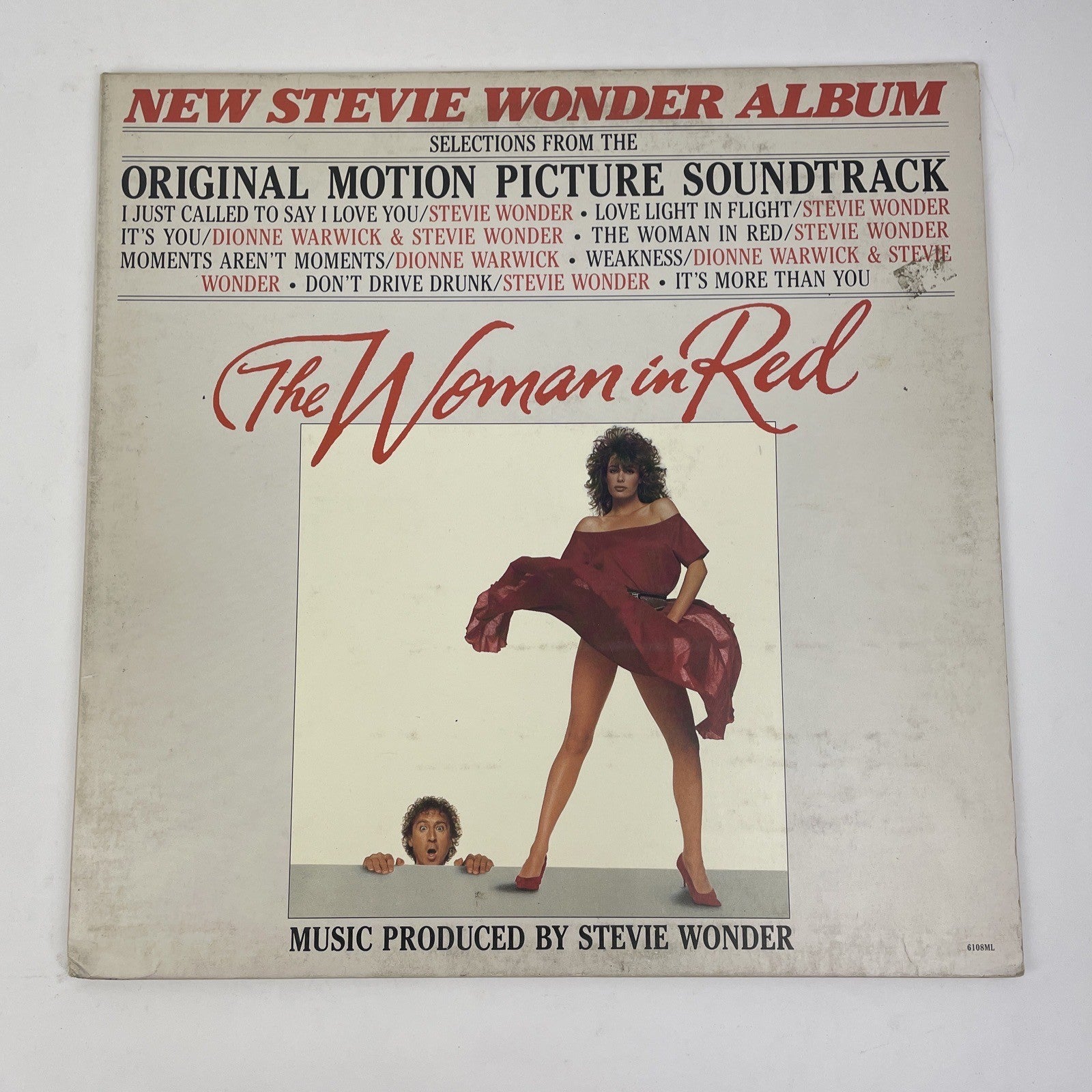 Stevie Wonder The Woman In Red Motion Picture Soundtrack 1984 Vinyl LP Motown