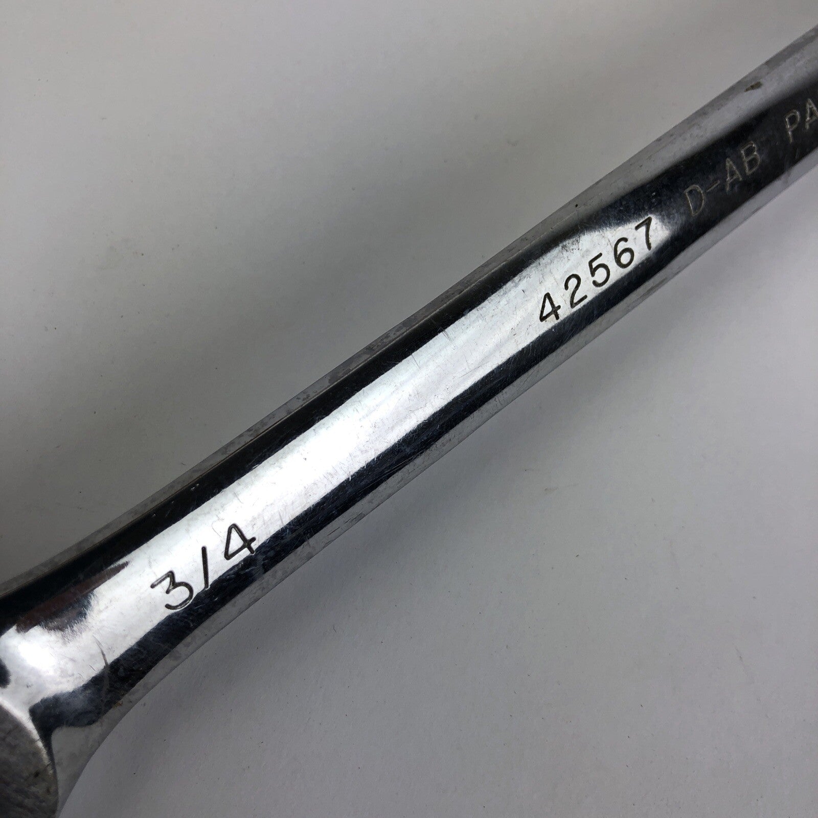 Craftsman 42567 D-AB 3/4" Ratcheting Combination Wrench USA - LOOK