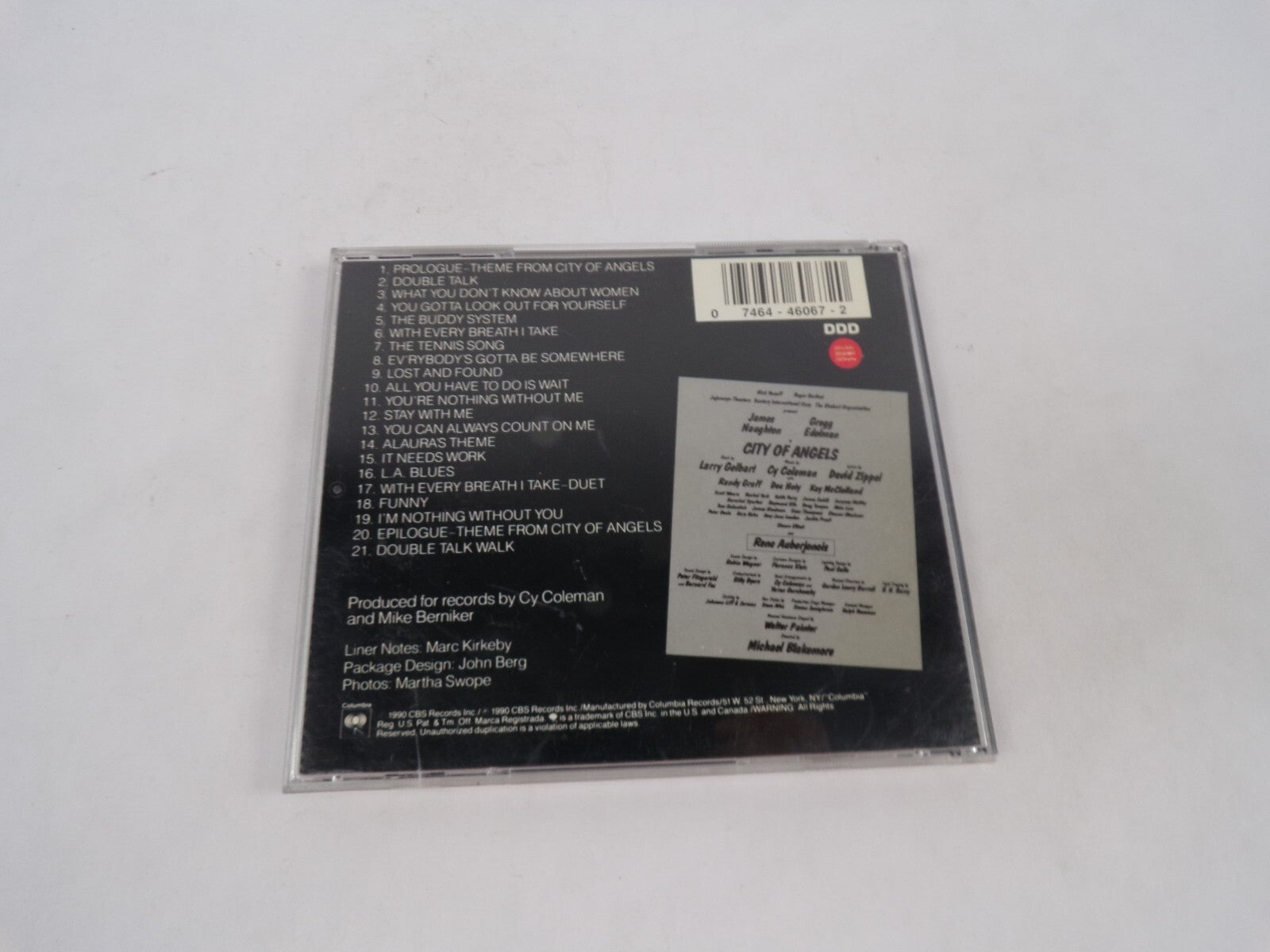 City Of Angels Prologue-Theme From City Of Angels Double Talk What You Don CD#71