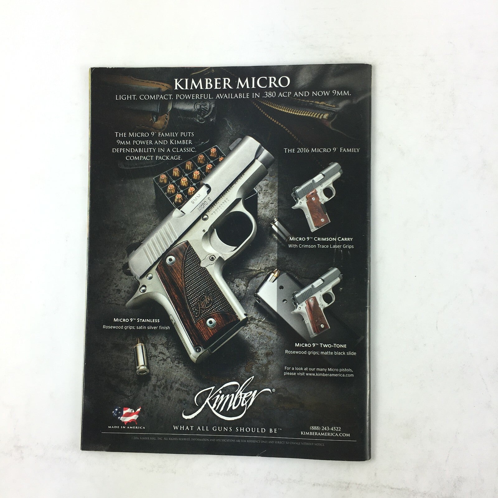 February 2017 Guns Magazine Pocket Parabellum Kimber Micro 9 SIG M400 Predator