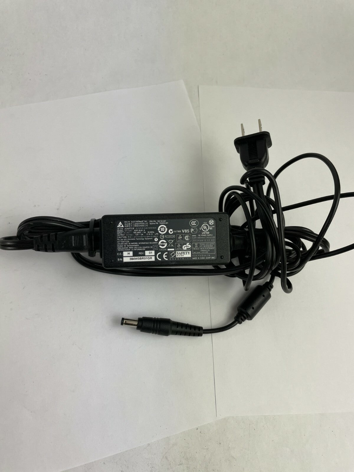 Genuine Delta Electronics ADP-36JH A Output 12 V 3 A Power Supply Adapter A83