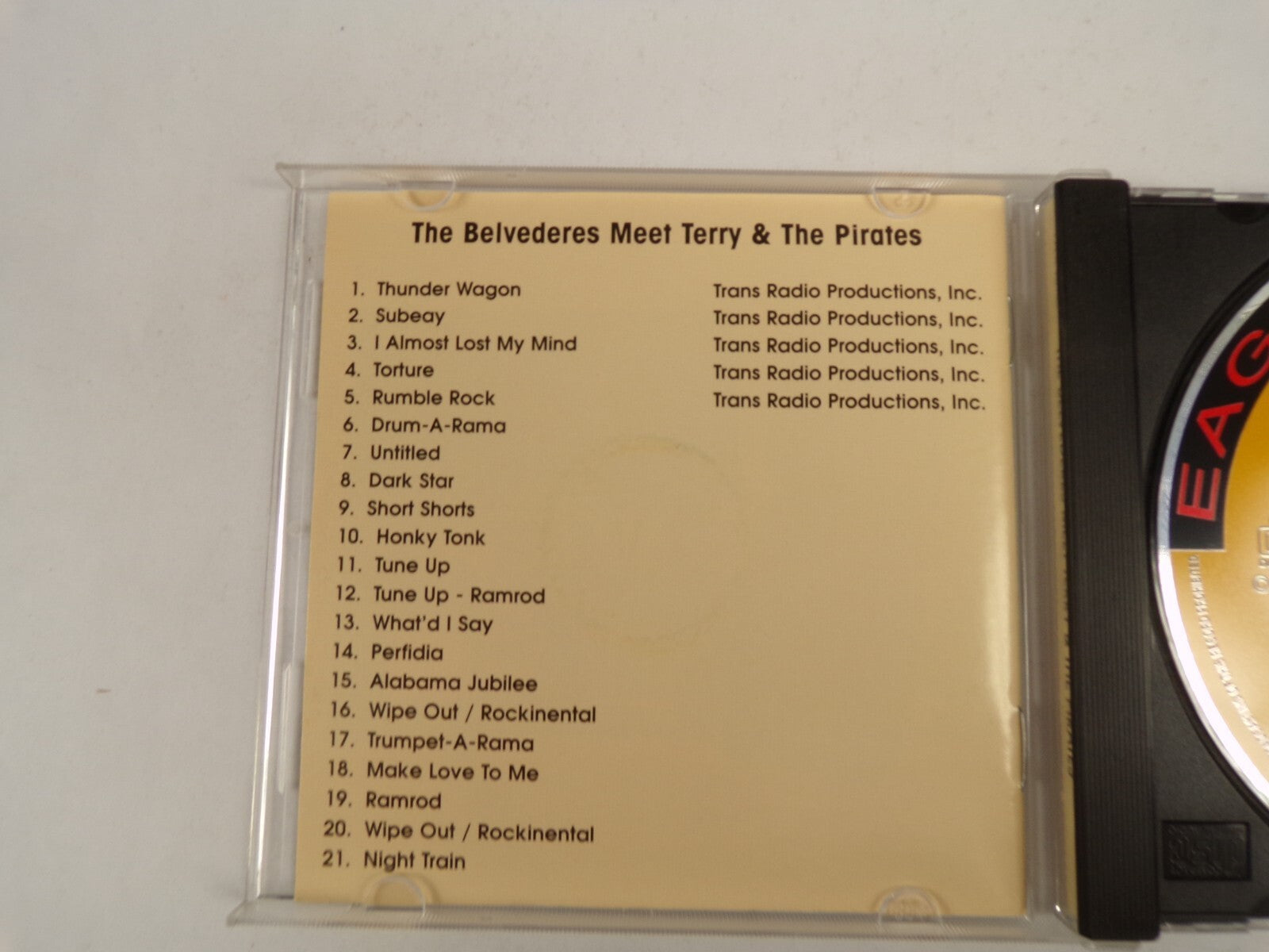 The Belveders Meet Terry & The Pirates Subeay Torture Perfidia Ramrod CD#44