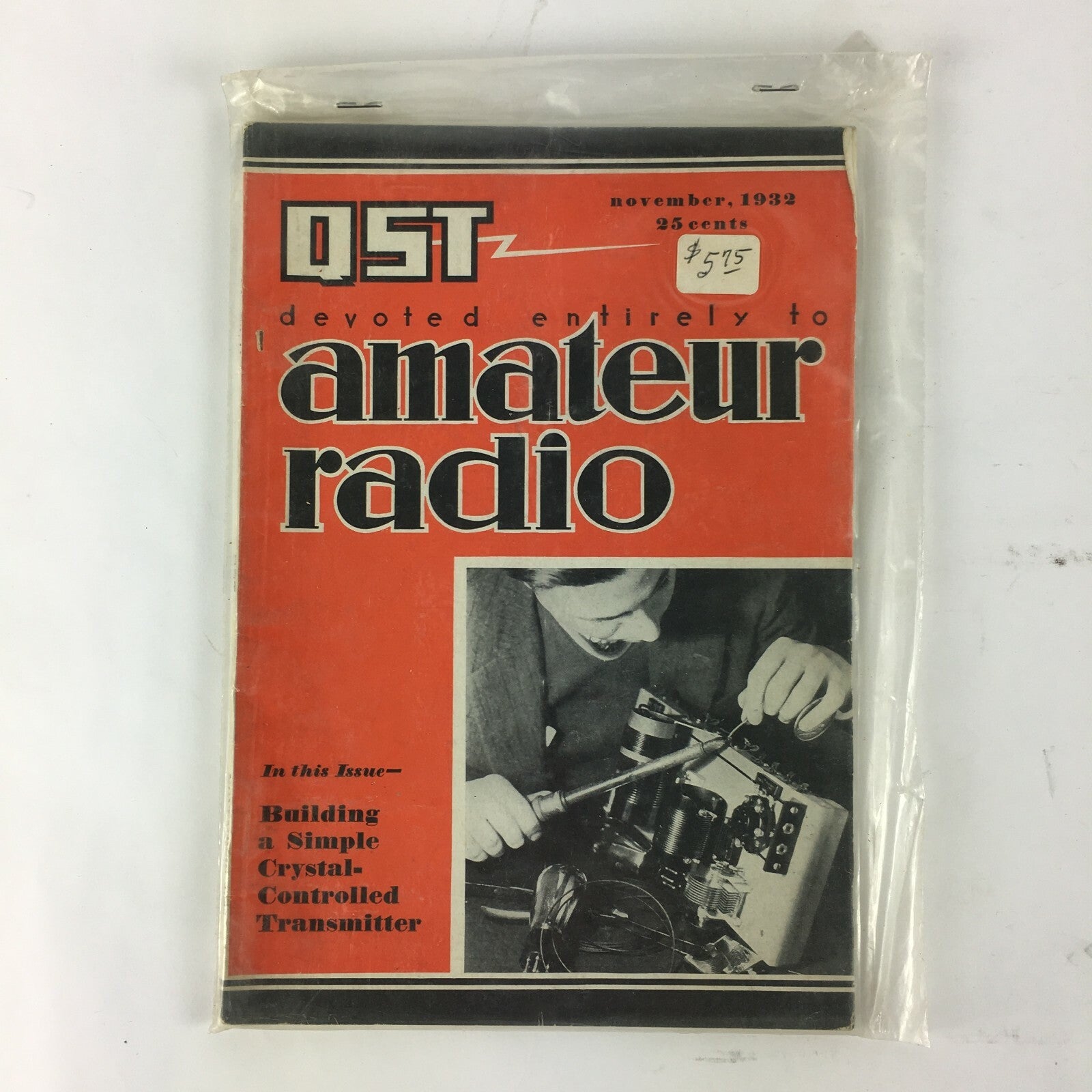 November 1932 QSTAmateur Radio Magazine Building a Crystal ControlledTransmitter