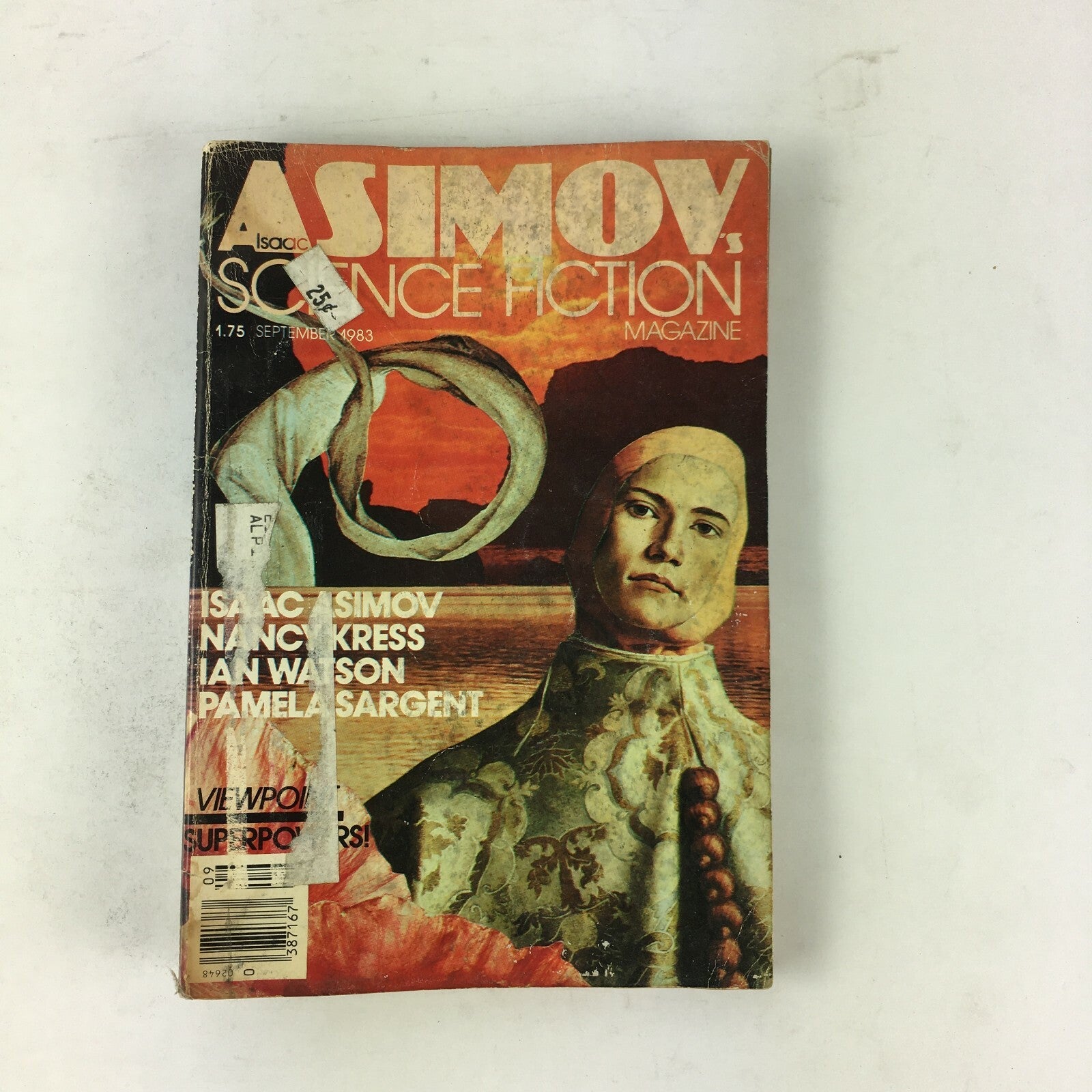 September 1983 Isaac Asimov's Science Fiction Magazine Nancy Kress Ian Watson