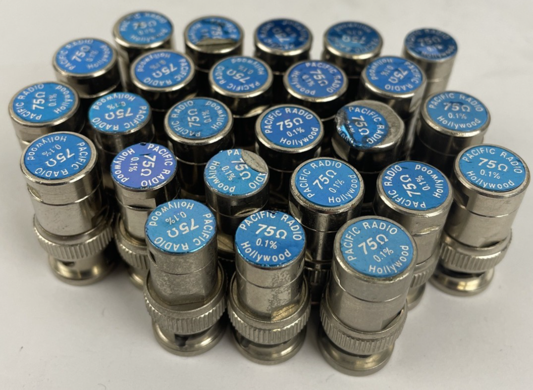 26-Pack Pacific Radio Hollywood Universal BNC Compression Connector Male .01%