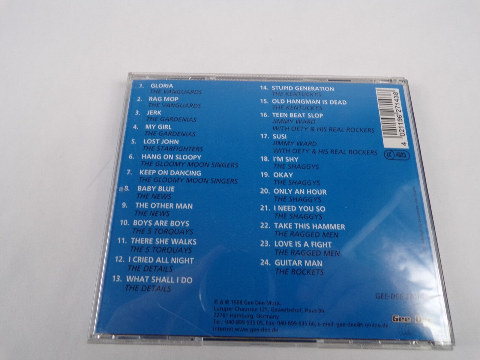 RareRaw Beat FroM The Sixties Vol. 5 Gloria Rag Mop Jerk My Girl Lost John CD#60