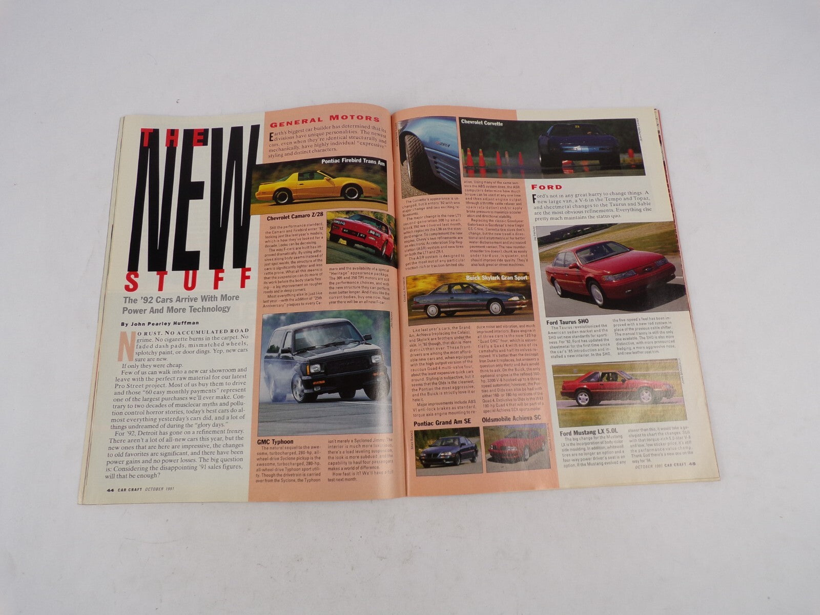 October 1991 Car Craft Street Machine Nats Hot New Cars For '92! Project Heavy