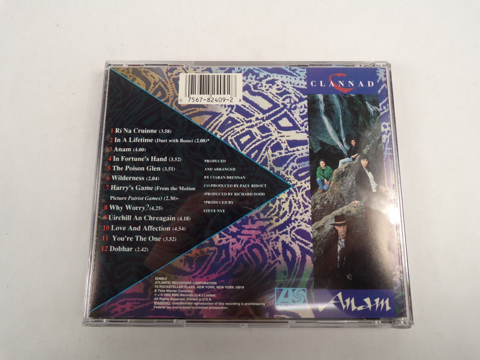Clannad Anam Atlantic Ri Na Cruinne In A Lifetime Anam The Poison Glen CD#52