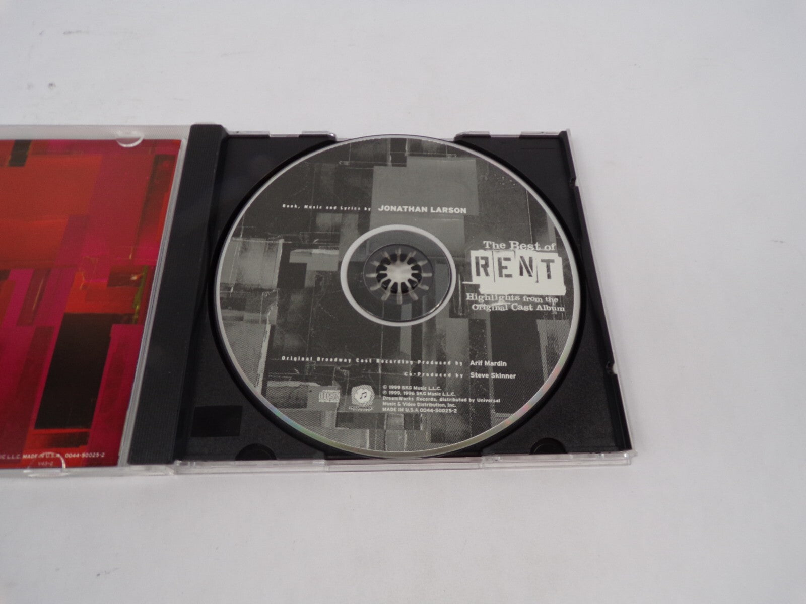 The Best Of Rent Highlights From The Original Cast Album Rent One Song GlorCD#68