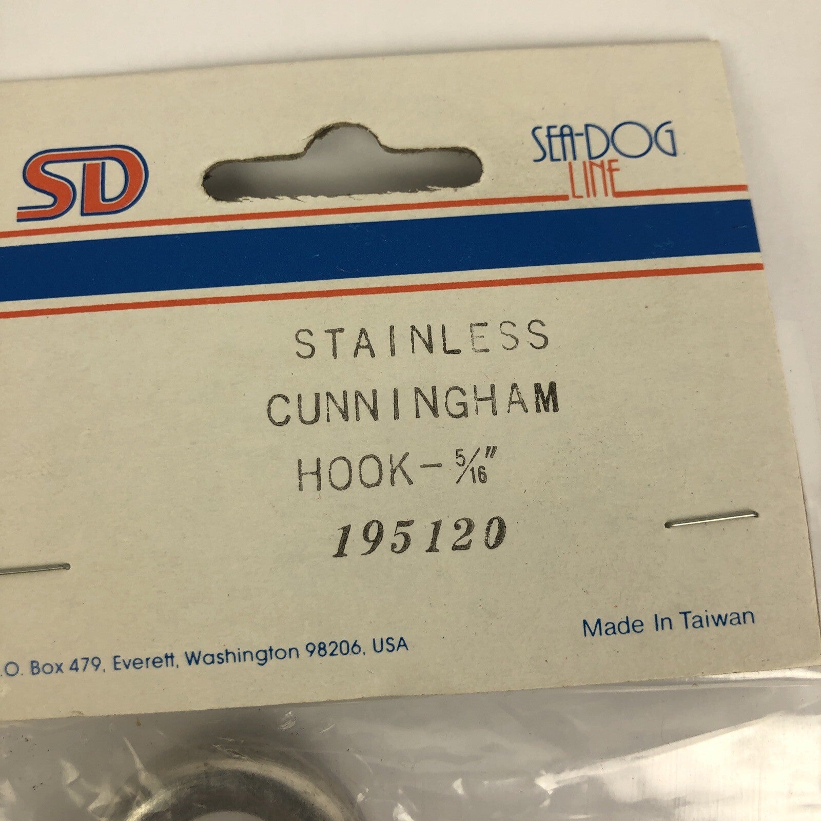 Sea Dog 5/16" Stainless Steel Top Dock Deck Rope Yacht Marine Cunningham S Hook
