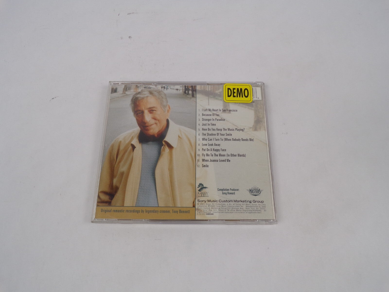 Tony Bennett Smile I left My heart In Sanfrancisco Because Of You Just In CD#67