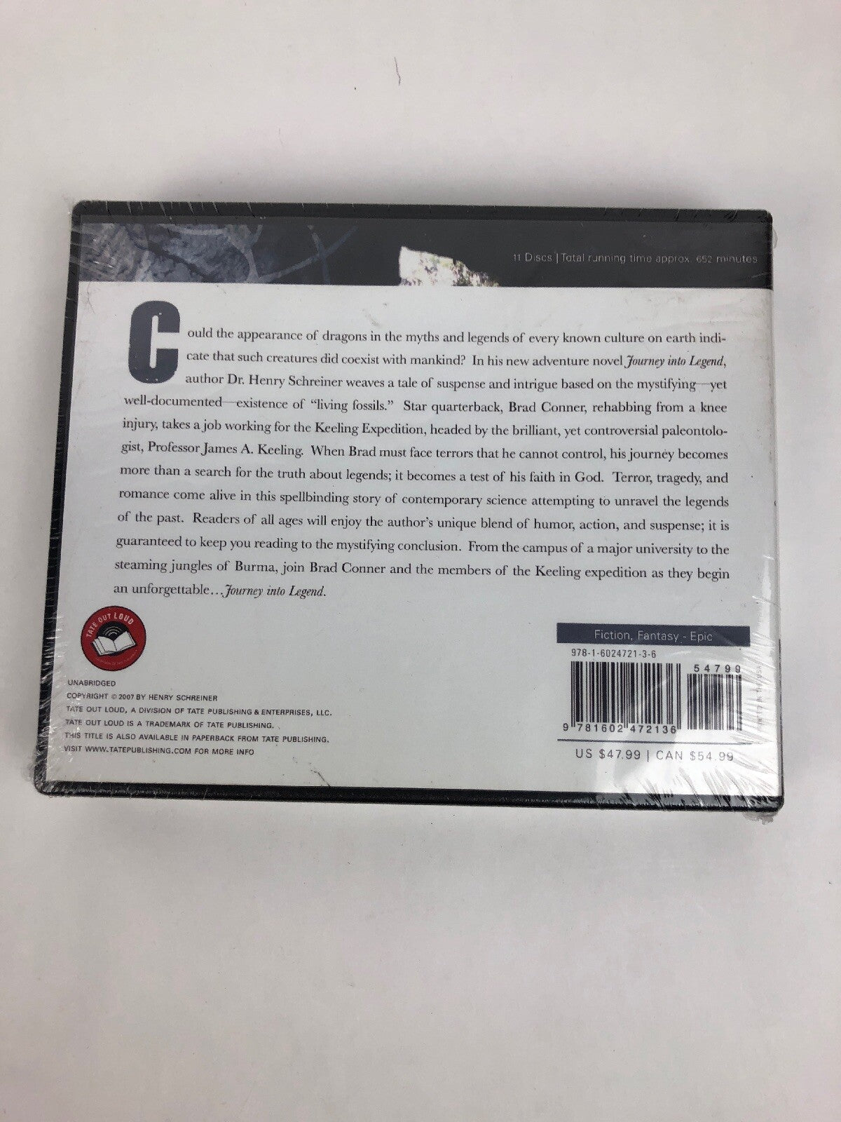 Extremely Rare Journey Into Legend Compact Disc Book By Henry Schreiner , PH.D.