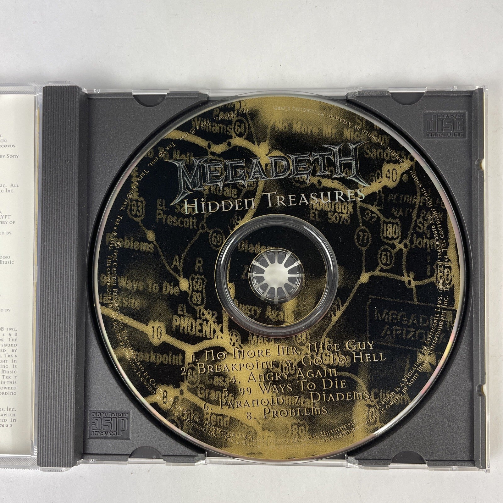 Megadeth - Hidden Treasures (CD, 1995) #23