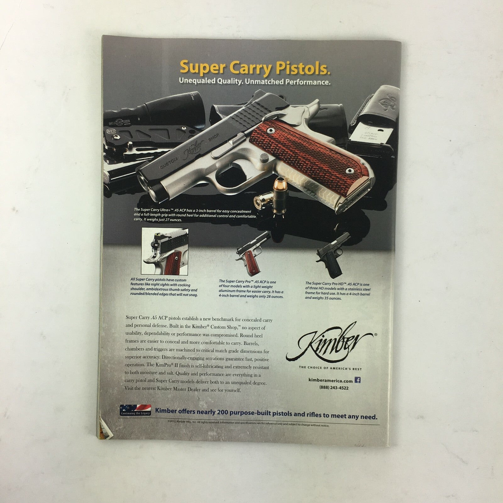 March 2015 Guns Magazine Nighthawk's Perfected Parabellum .243 Winchester .357