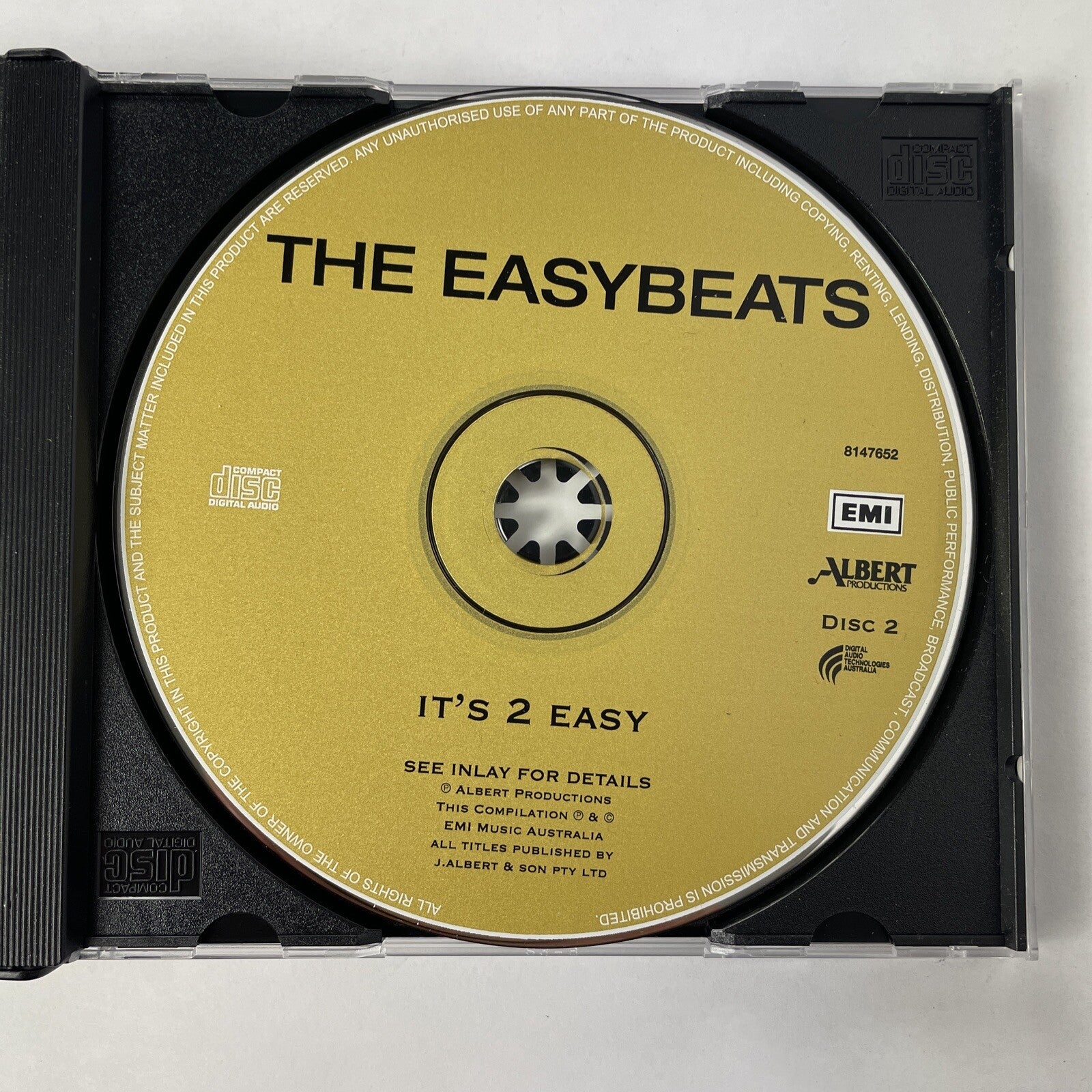 The Easybeats - Easy/ It's 2 Easy 2 Disc Set #20