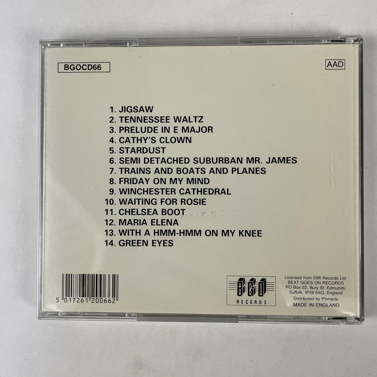 The Shadows - Jigsaw CD (1989) #28
