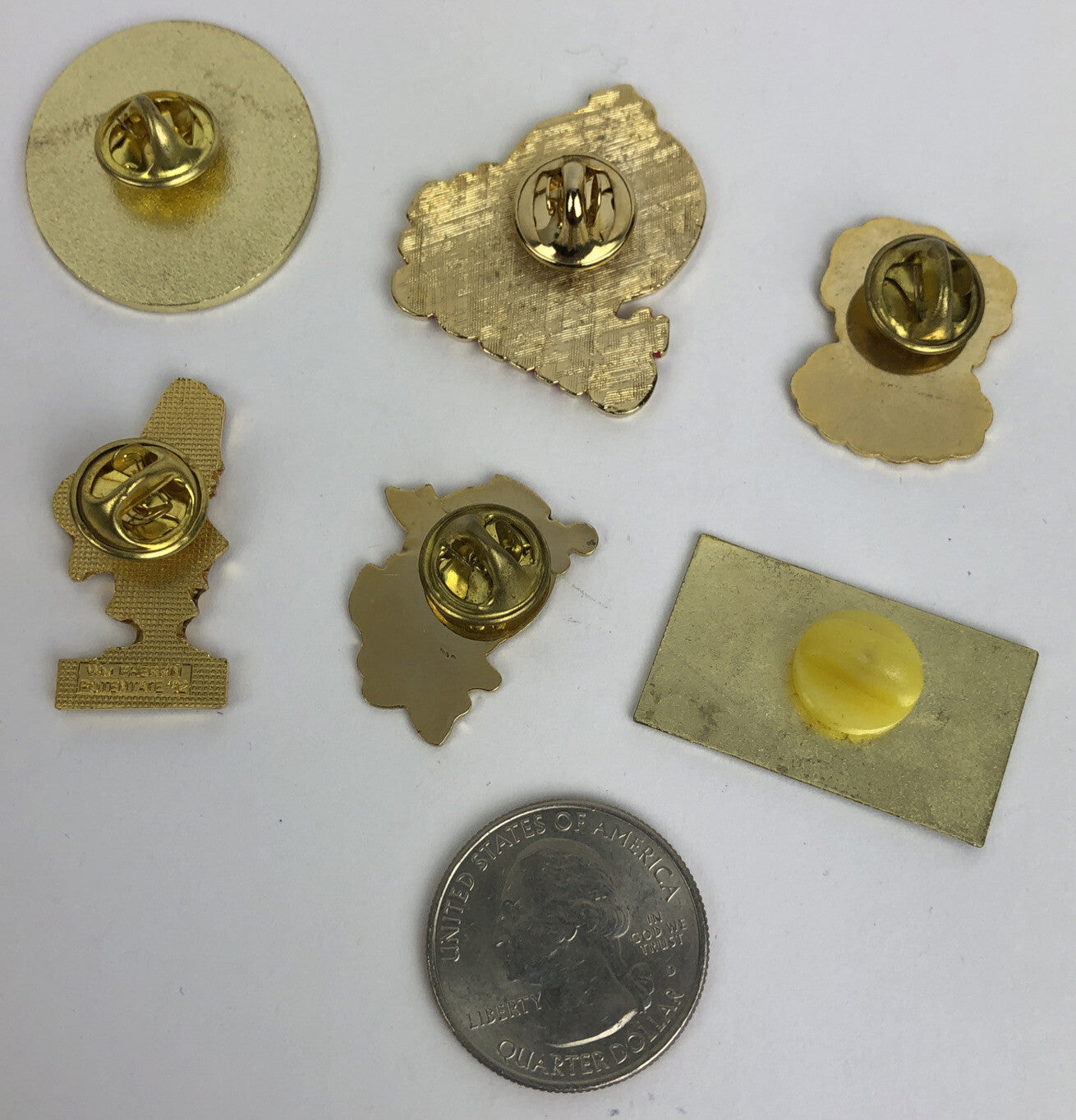 6 x Vintage Al Malaikah Shriners 2003 Circus Mom El Bekal Brooch or Lapel Pins