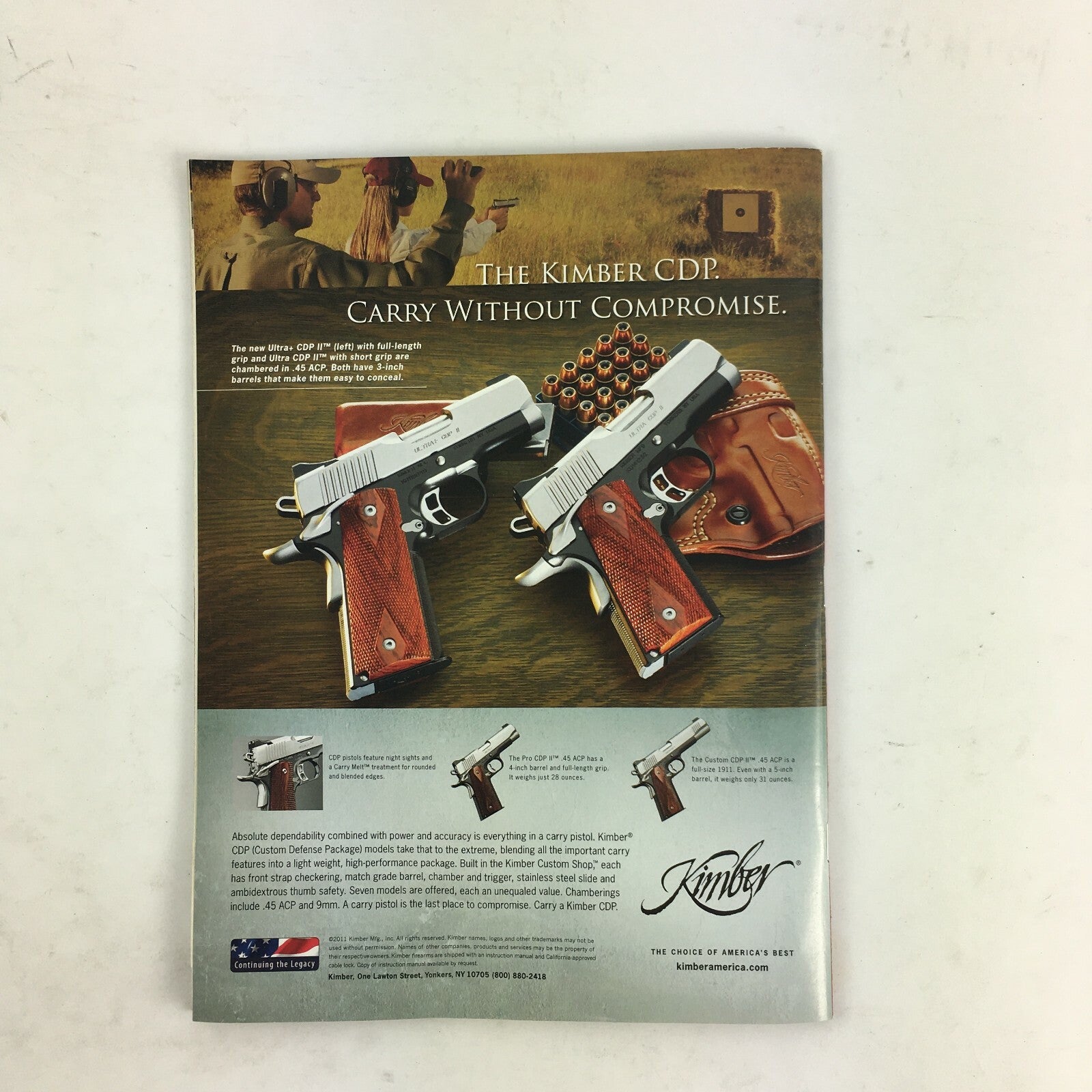 April 2011 Guns & Ammo Magazine LC9 Ruger's 17oz. Auto Les Baer's Ultimate .308