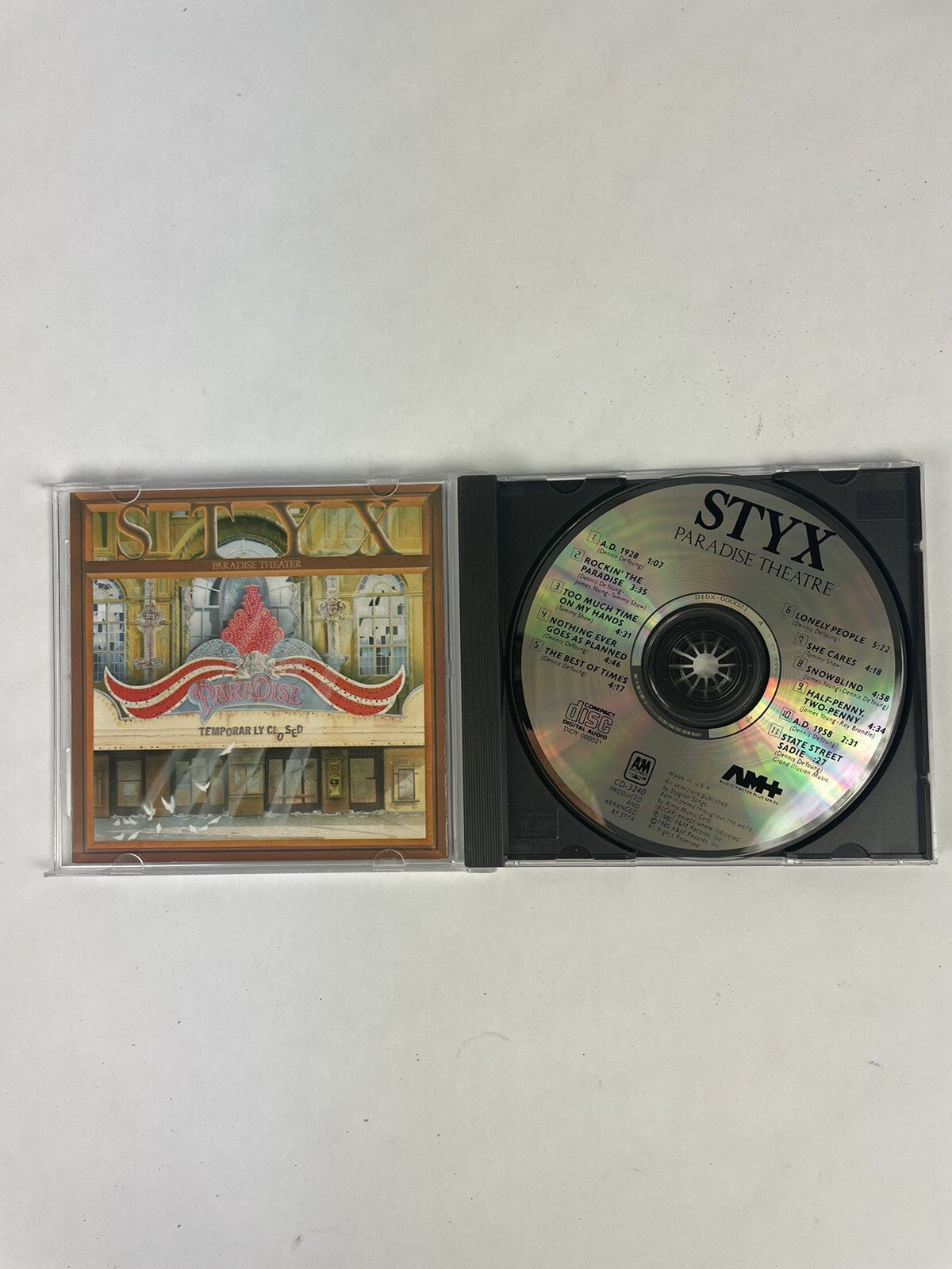 Styx - Paradise Theatre Cd (1980) #8