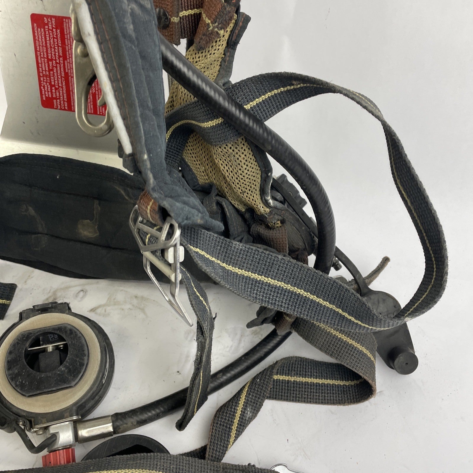 SCOTT SAFETY 4.5 4500 SCBA Air Pack Harness EZ-Flow Air Pak Plus with Sensor N